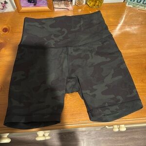 Lululemon biker camo shorts